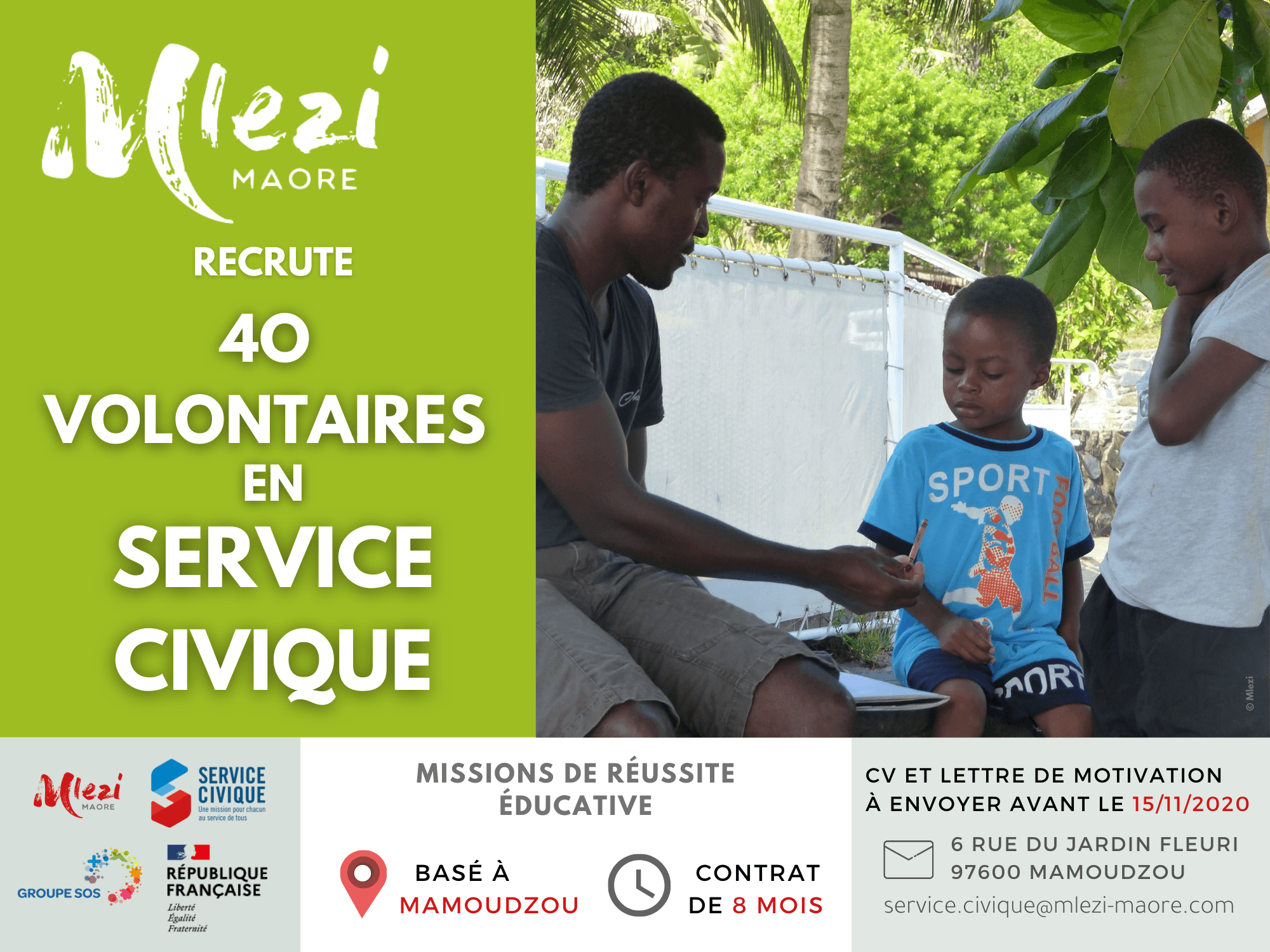 Mlezi Maore recrute des services civiques